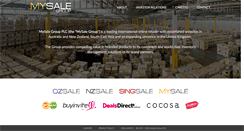Desktop Screenshot of mysalegroup.com